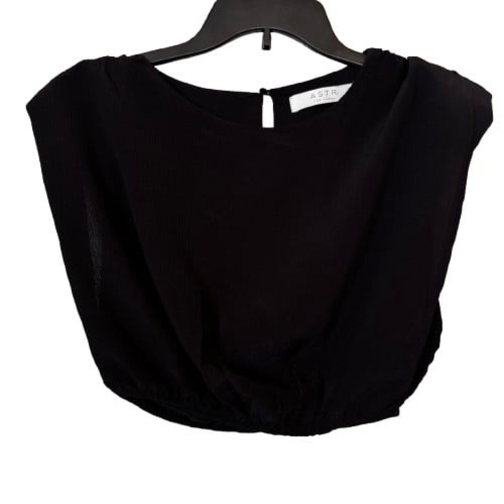 ASTRโ the label Women's Black Crop Top XS Black